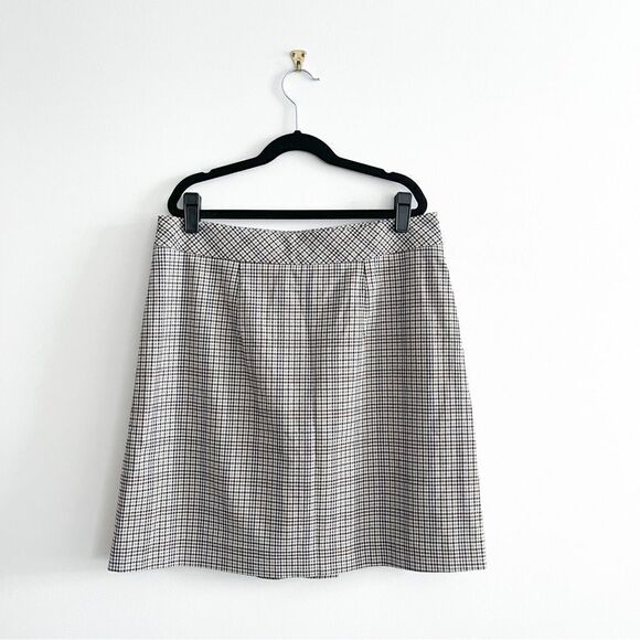 RW&CO Short Skirt Small Plaid High-Waist Box Pleat Women's 8 NWT - Picture 4 of 8